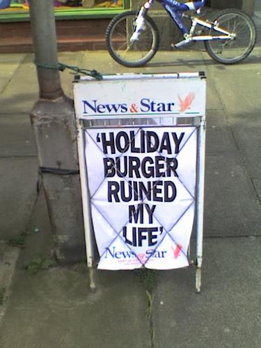 Holiday Burger Ruined My Life