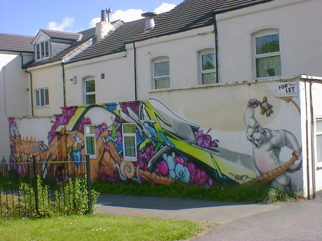 Dragon Slayer Mural